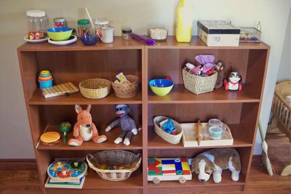Montessori-Inspired Shelf for my Toddler!