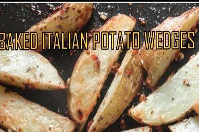 Baked Italian Potato Wedges