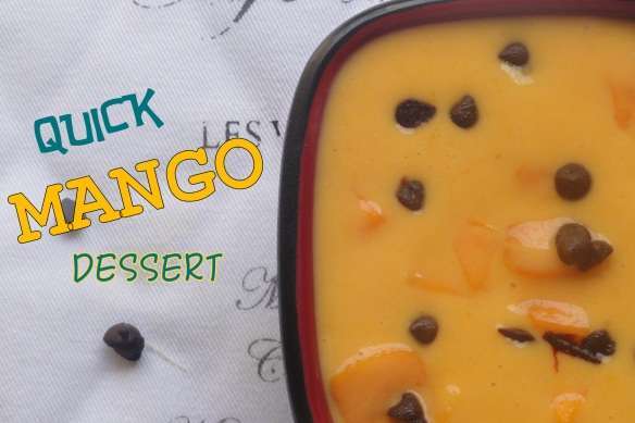 4 Steps to an Easy Mango Dessert