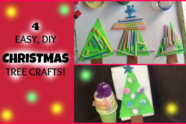 Easy DIY Christmas Tree Crafts for your toddler
