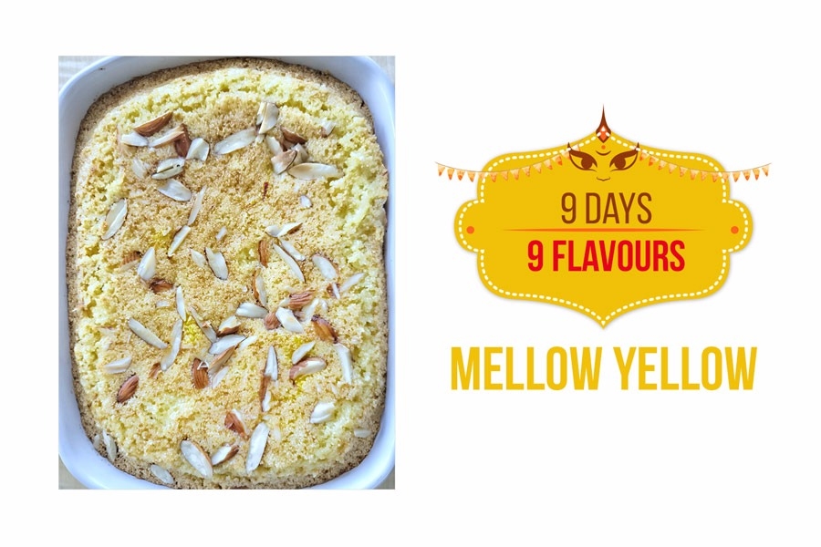 Navratri Special Recipe: Mellow Yellow Semolina Cake With Saffron
