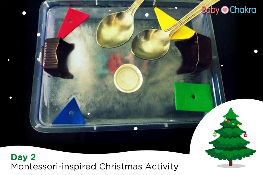 Day 2 Montessori-Inspired Christmas Activity: Its Time For Ice Games