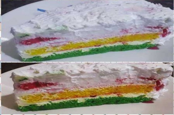 Make Your Christmas Colourful With A Rainbow In Your Cake