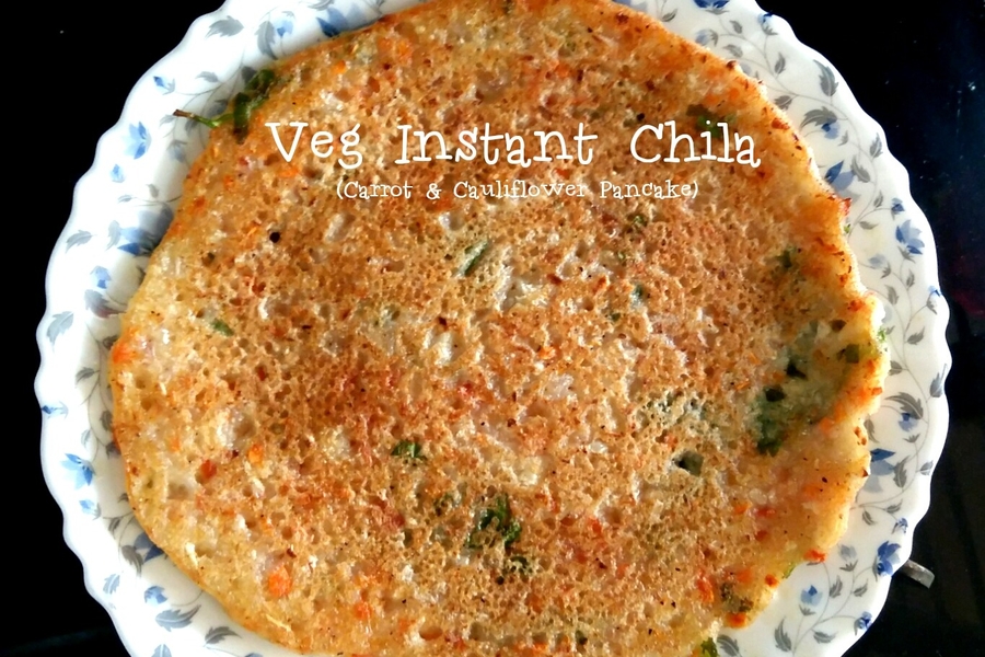 Breakfast Idea: Instant Vegetable Chilla