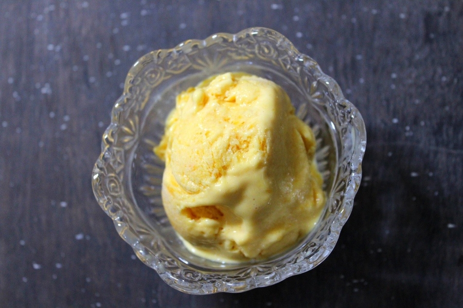 No Churn Mango Ice Cream Recipe
