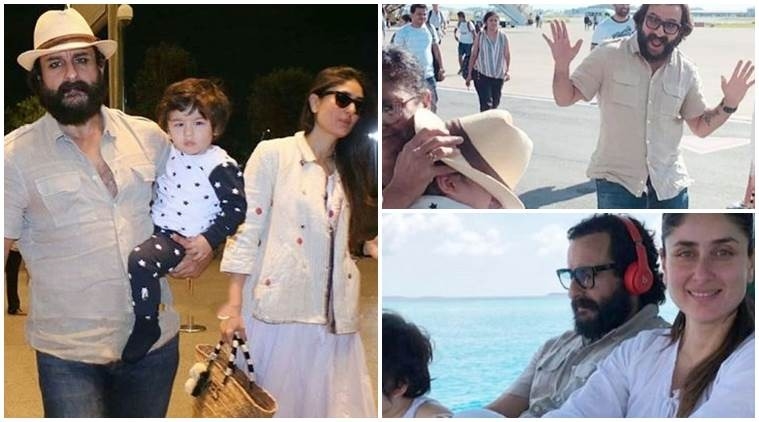 Taimur Ali Khan Leaves For A Beach Vacation With Parents