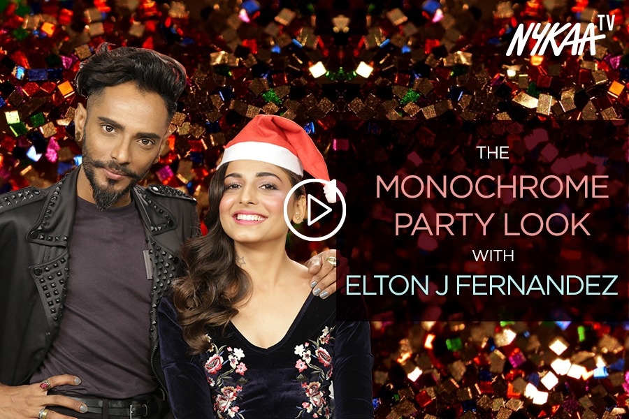 The Monochrome Party Makeup Look With Elton J Fernandez