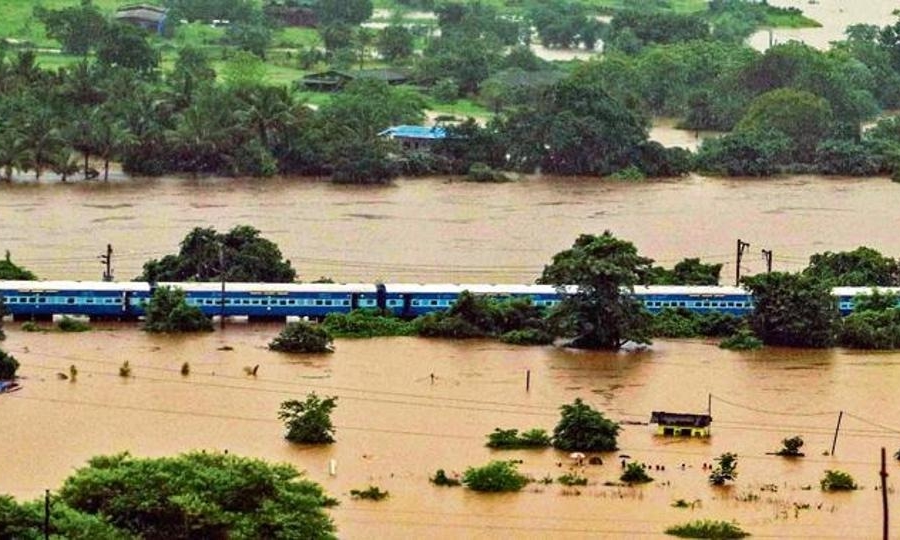 9 Month Pregnant Woman Among 1500+ Stranded In Mahalakshmi Express On Flooded Tracks