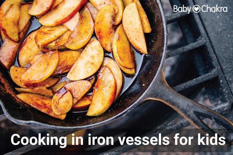 Cooking In Iron Vessels For Kids
