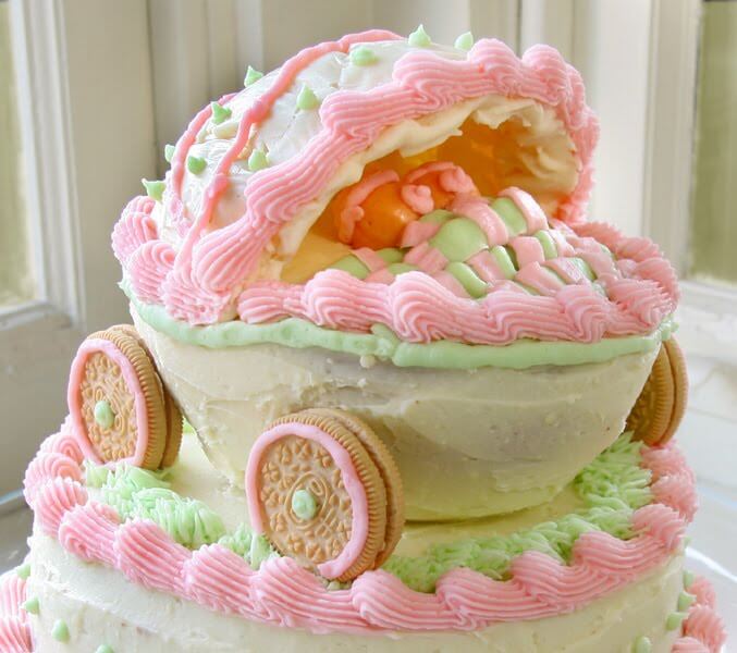 Seemantham cake | Cake, Birthday cake, Baby shower