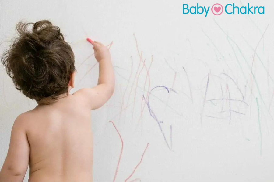 Tired Of Your Toddler Scribbling On Walls? Here’s What You Can Do